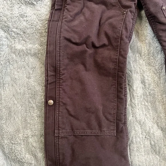 Carhartt Women’s Weathered Duck Insulated Biberall - Picture 9 of 16